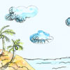 天上,天 sky