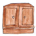 菜橱,碗柜 food cupboard,dish cabinet